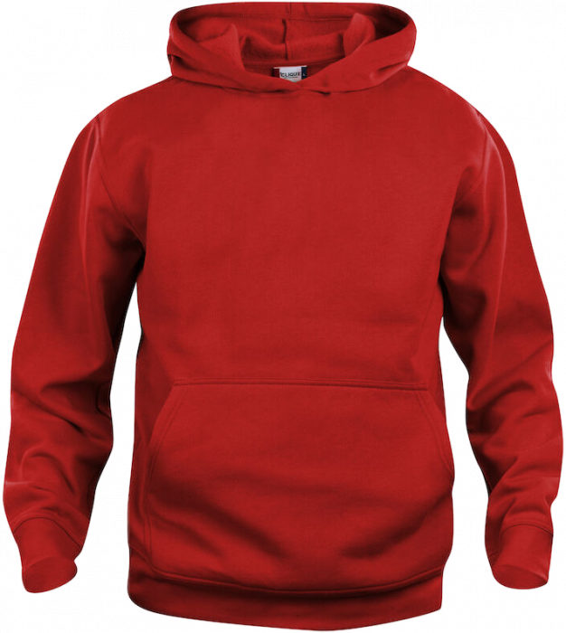 Clique - Cotton Hoodie Junior - Röd