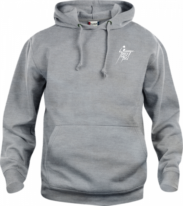 Clique - Smut Bg Basic Bomulds Hoodie Voksen - Grey melange