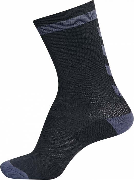 Hummel - Elite Indoor Sock Short - Nero & asphalt