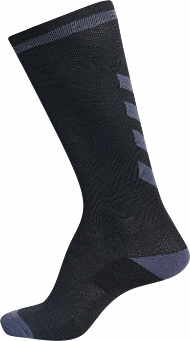 Hummel - Elite Indoor Sock Long - Black & asphalt