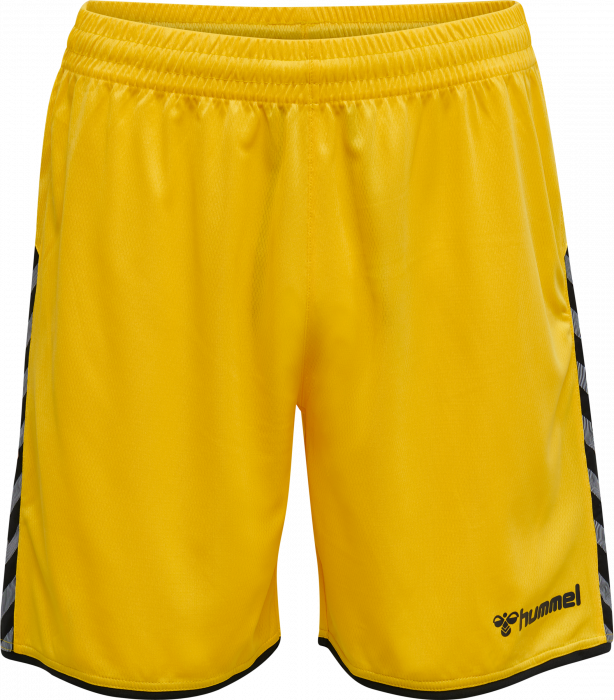 Hummel - Authentic Poly Shorts - Sports Yellow & nero
