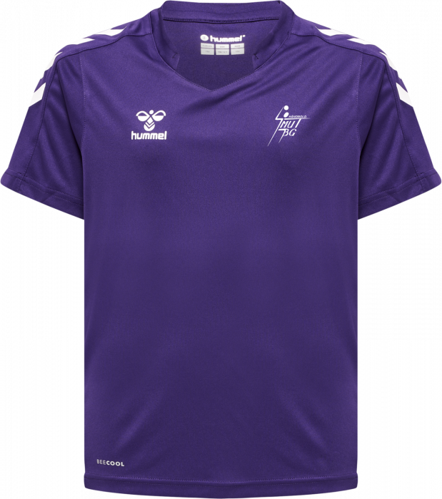 Hummel - Smut Bg Game Jersey Kids - Purple Reign & weiß