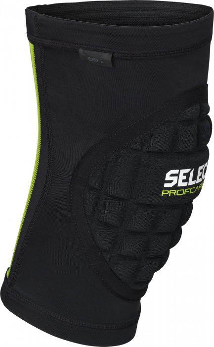 Select - Knee Support Handball With Padding Unisex - Svart & lime