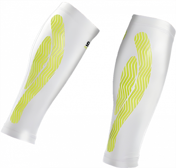 Select - Compression Calf - Blanc & lime