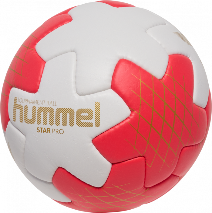 Hummel - Star Pro Handball - Size. 3 - Czerwony & gold