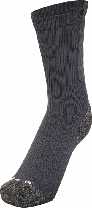 Hummel - Pro Training Socks Low - Asphalt & blanc