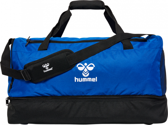 Hummel - Core 2.0 Sports Bag W. Shoe Compartment Medium - True Blue & czarny