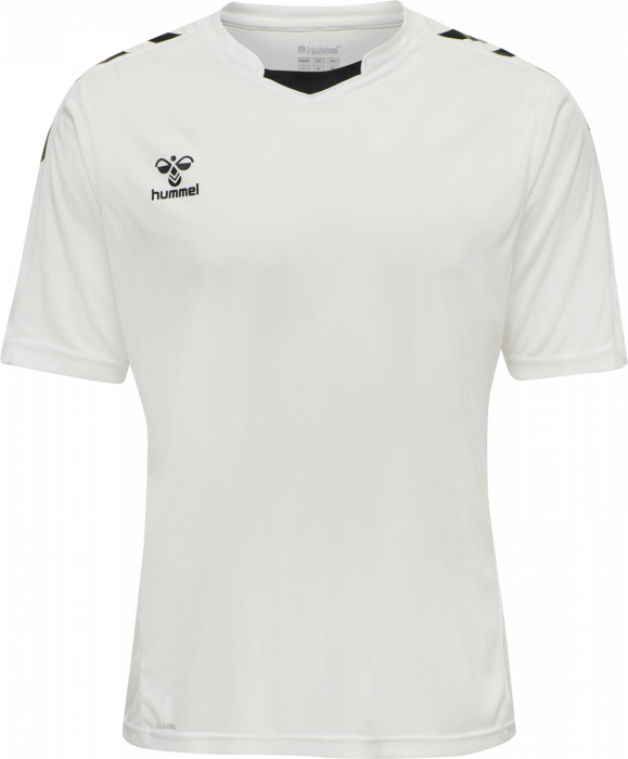 Hummel - Core Xk Poly Jersey - Blanc & noir