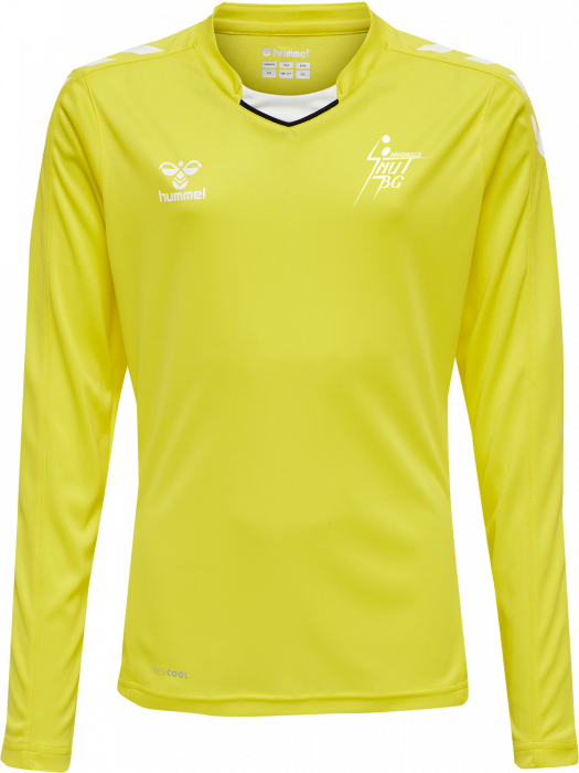 Hummel - Smut Bg Goalkeepers Jersey Kids - Blazing Yellow & weiß