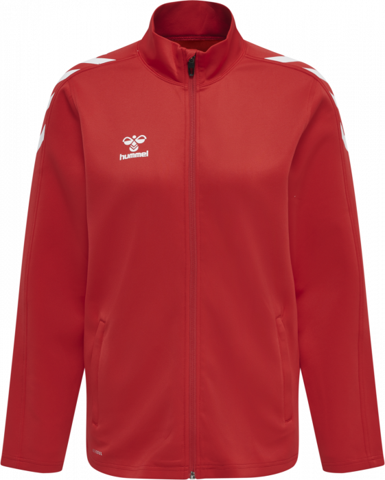 Hummel - Core Xk Poly Sweatshirt Women - True Red & weiß