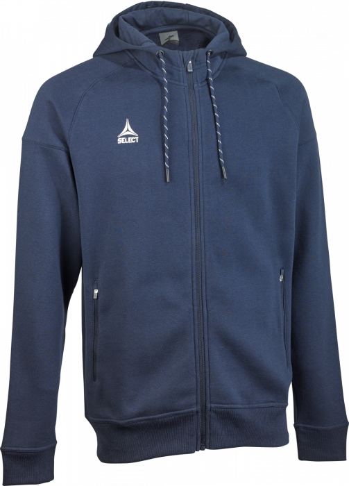 Select - Oxford V25 Hoodie W. Zip - Granatowy