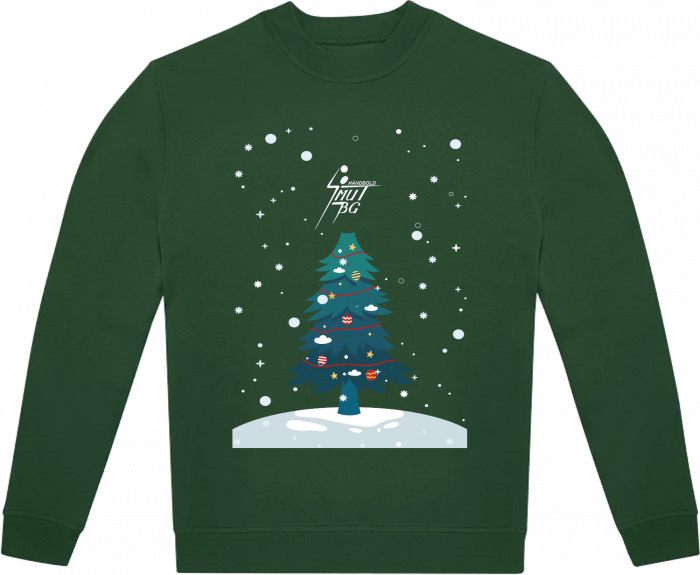 B&C - Smut Bg Christmas Jumper Adults - Bottle Green
